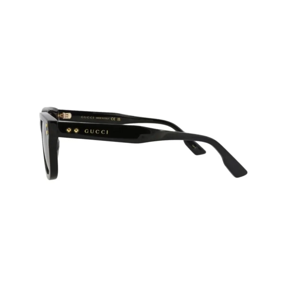Gucci Square-Frame Recycled Acetate Sunglasses Black Womens